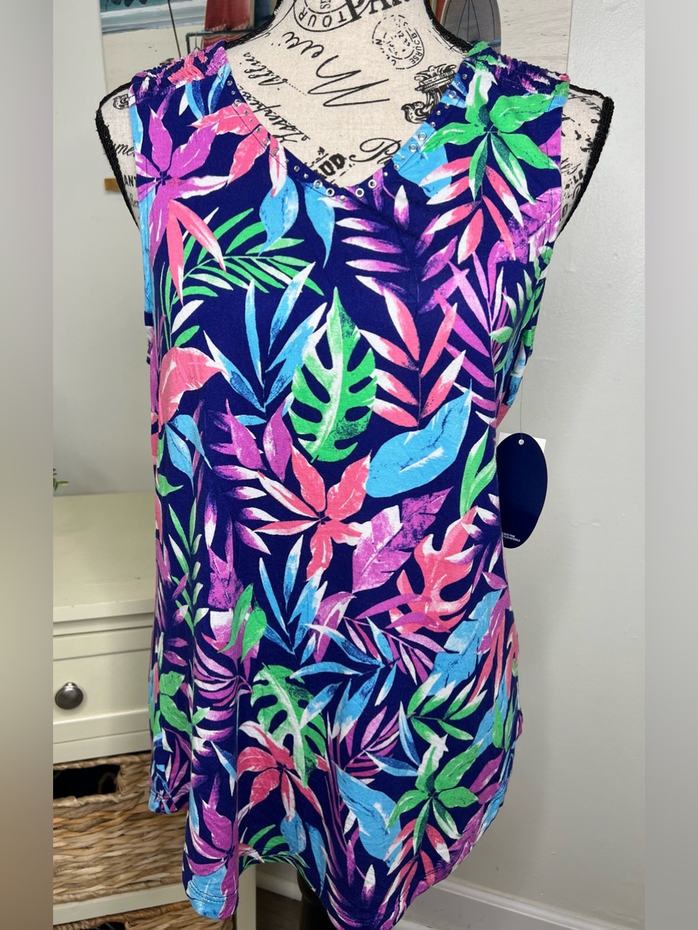 Brand New-Casey Key Tropical Top
